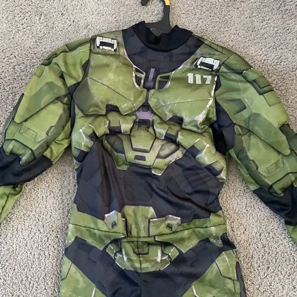 Kids Halo Master Chief Halloween Costume Size S (4-6) NEW *Suit Only